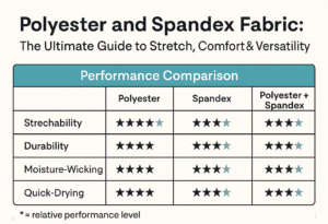 polyester and spandex fabric