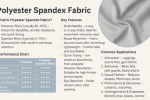 polyester spandex fabric guide